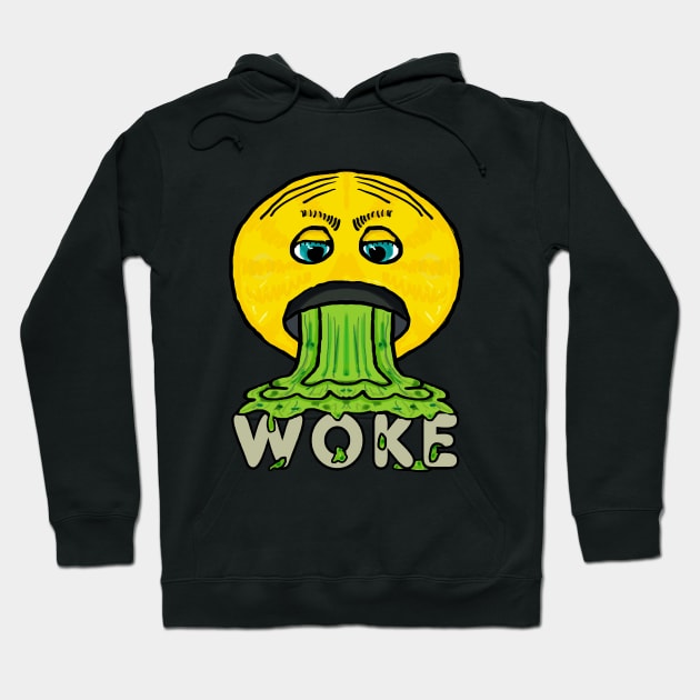 Anti Woke Hoodie by Mark Ewbie